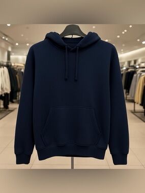 Twenty Two Oz Men's Navy Blue Hoodie